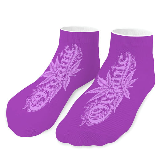 Ankle Socks Purple and Pink