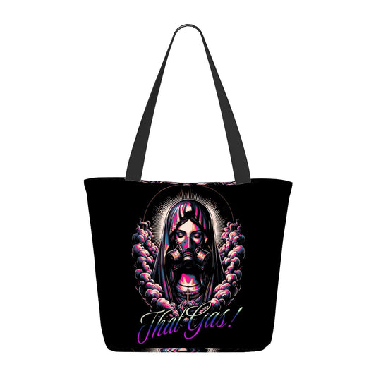 Black That's Gas Women Shopping Bags