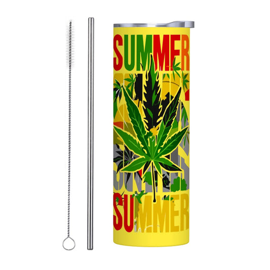Yellow Summer time tumbler