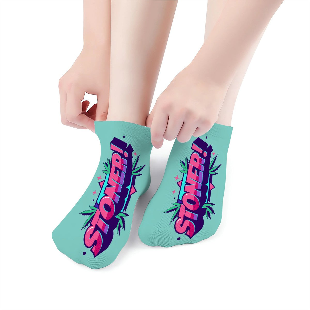Light Blue Ankle Socks