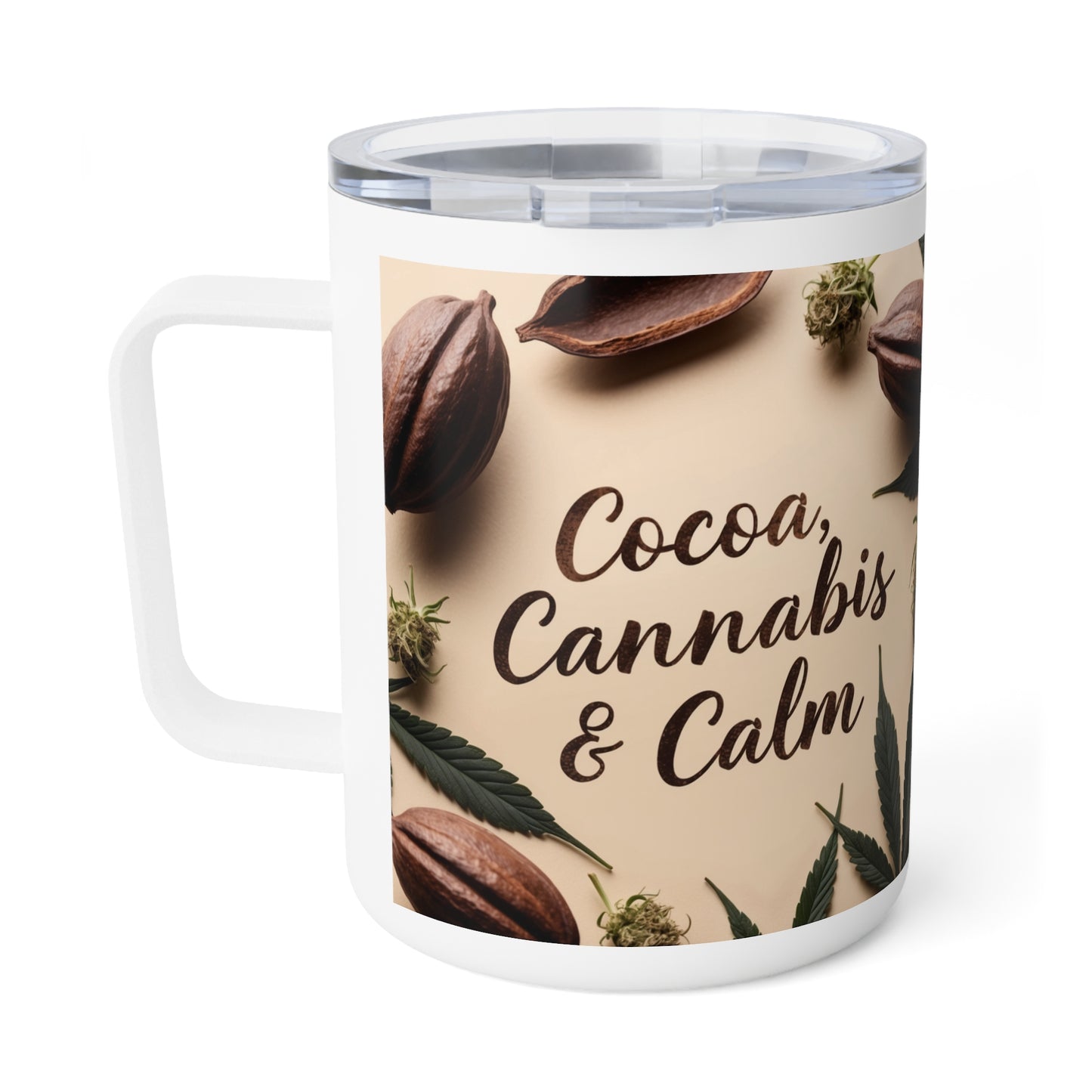 Coco and Cannabis Insulated Coffee Mug, 10oz
