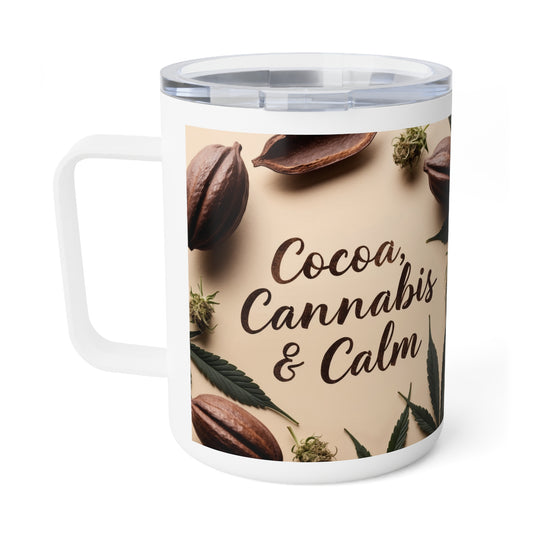 Coco and Cannabis Insulated Coffee Mug, 10oz
