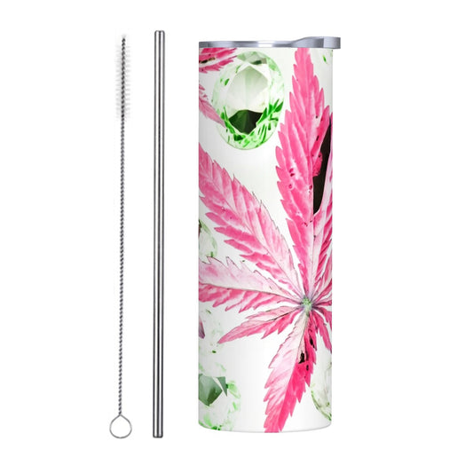 Pink and White Tumbler