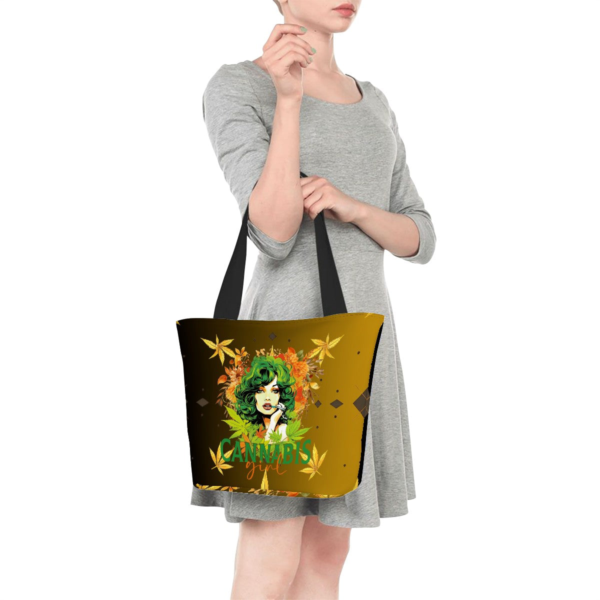 Gold Queen Women Shopping Bag #1