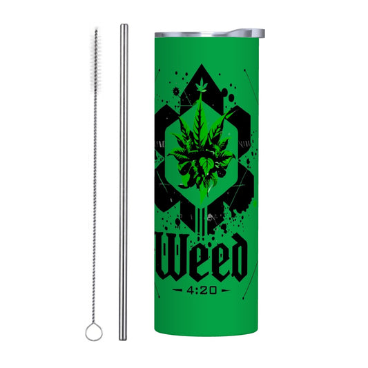 Green Weed Tumbler