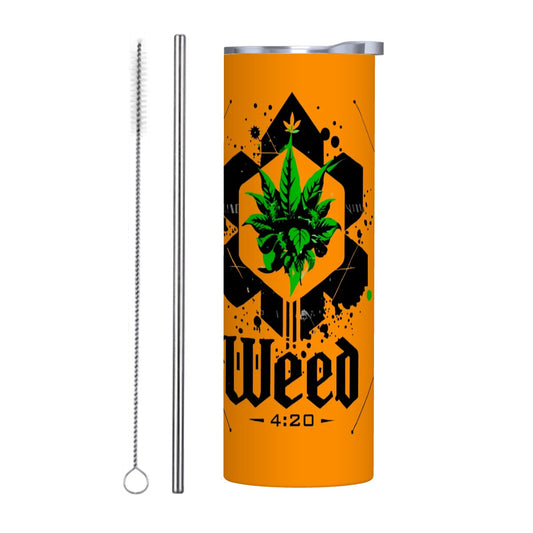Yellow Weed Tumbler