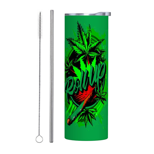 Green Roll up Tumbler