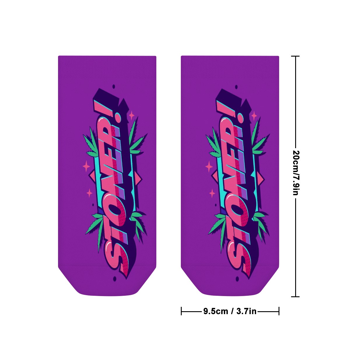 purple Ankle Socks