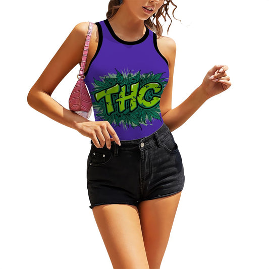 Purple THC Woman Tee