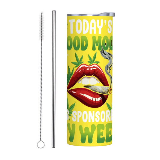 Yellow  todays good mood is sponsored by weed
