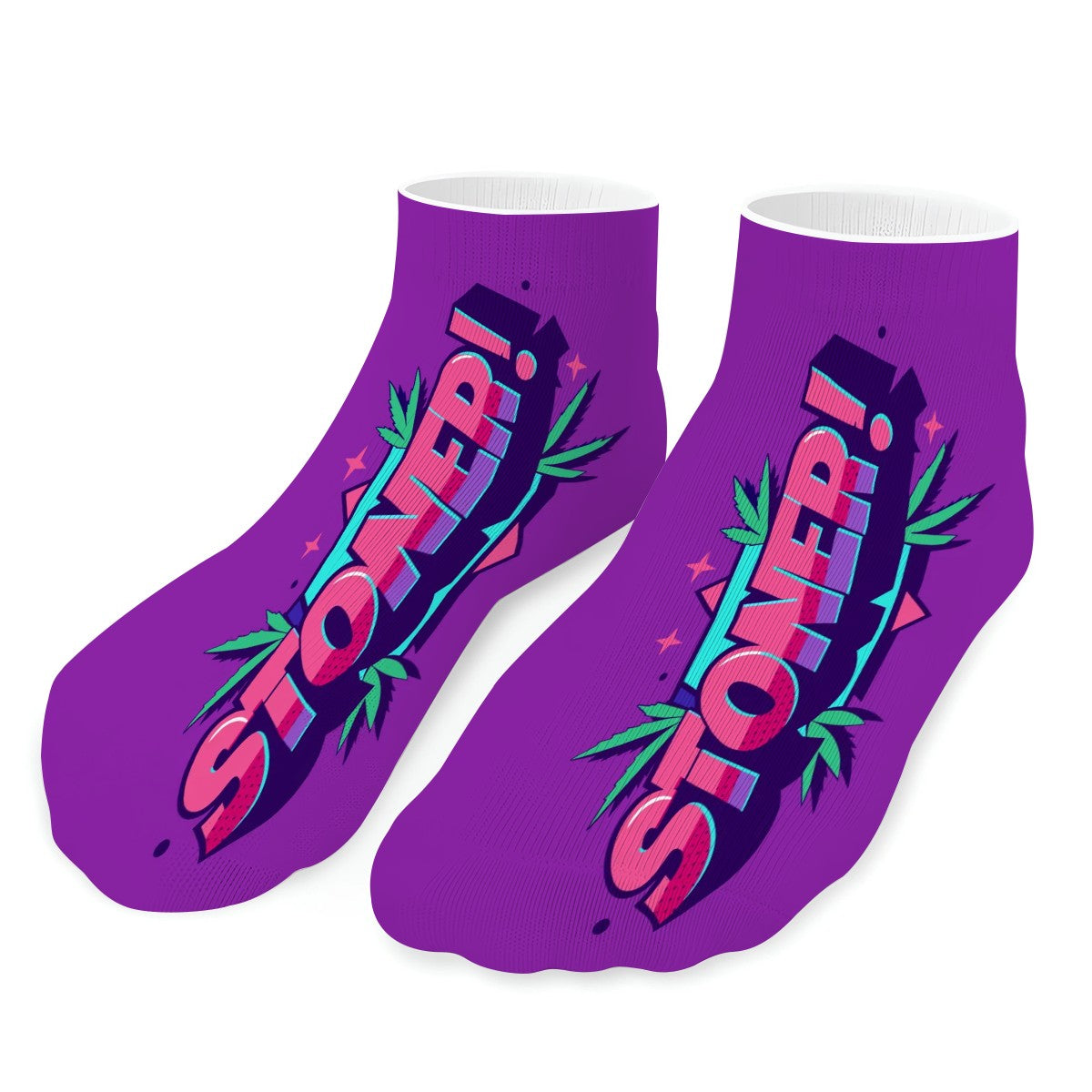purple Ankle Socks