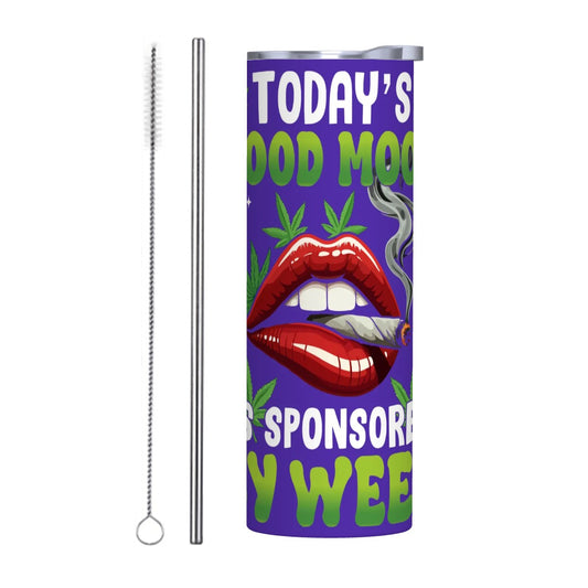 Purple todays good mood is sponsored by weed